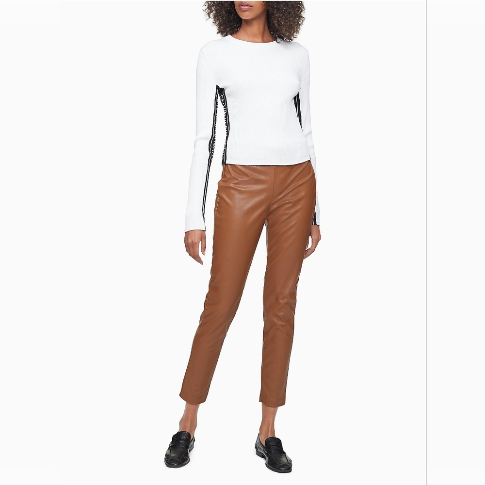 NWT Calvin Klien Faux Leather Pants